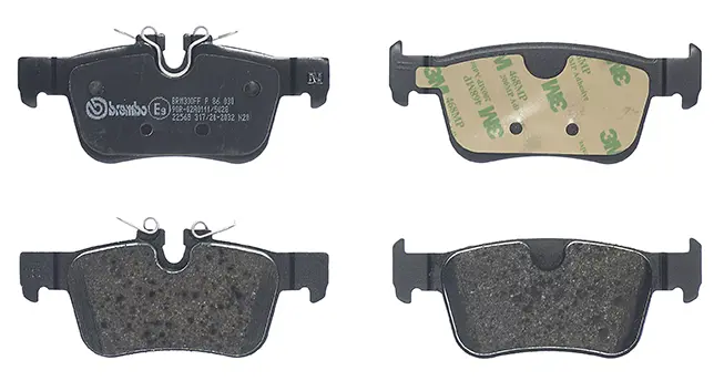 Brembo P 86 030 rear brake pad set, third view