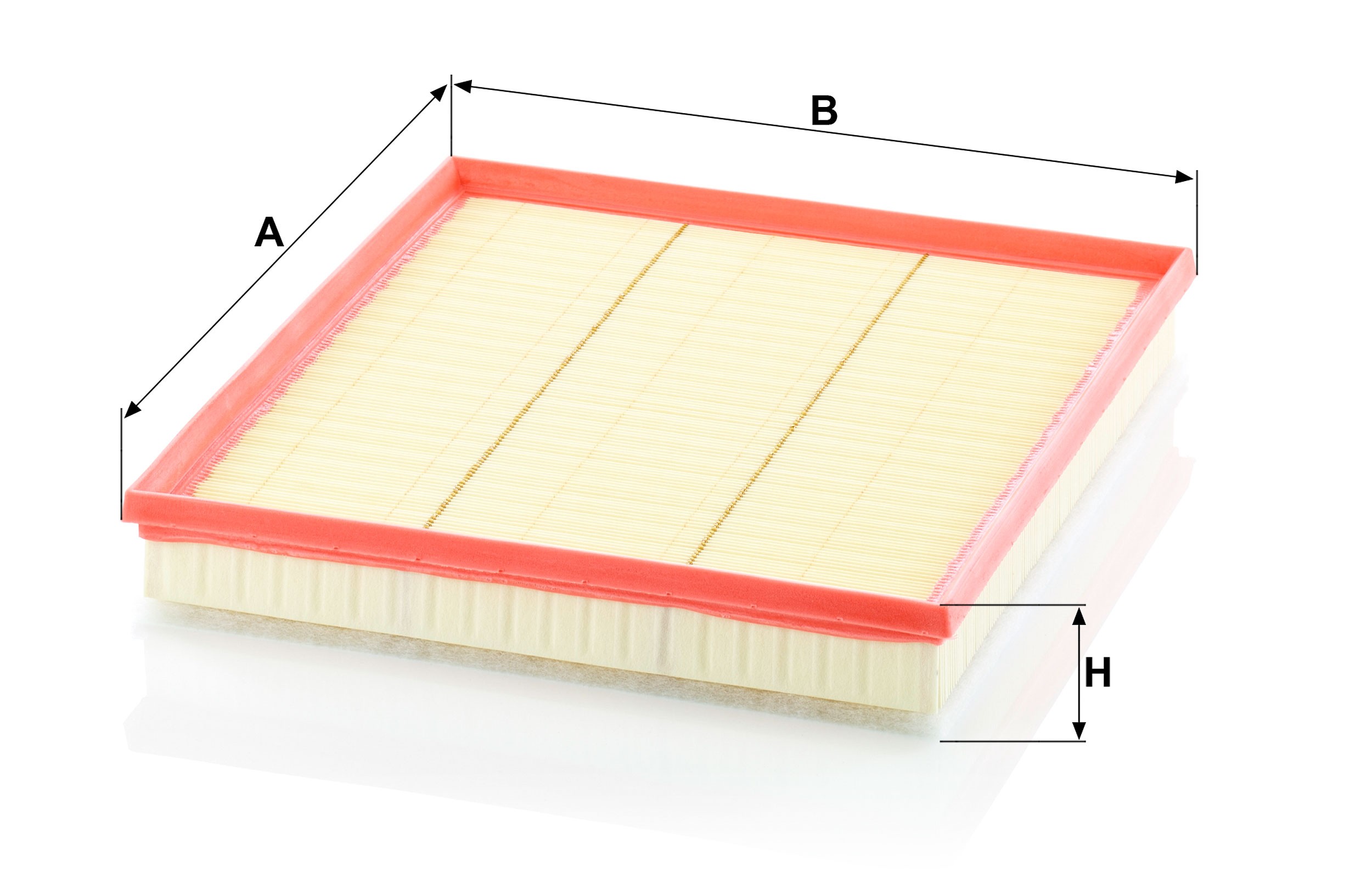 Dimension drawing of MANN-FILTER C 34 005