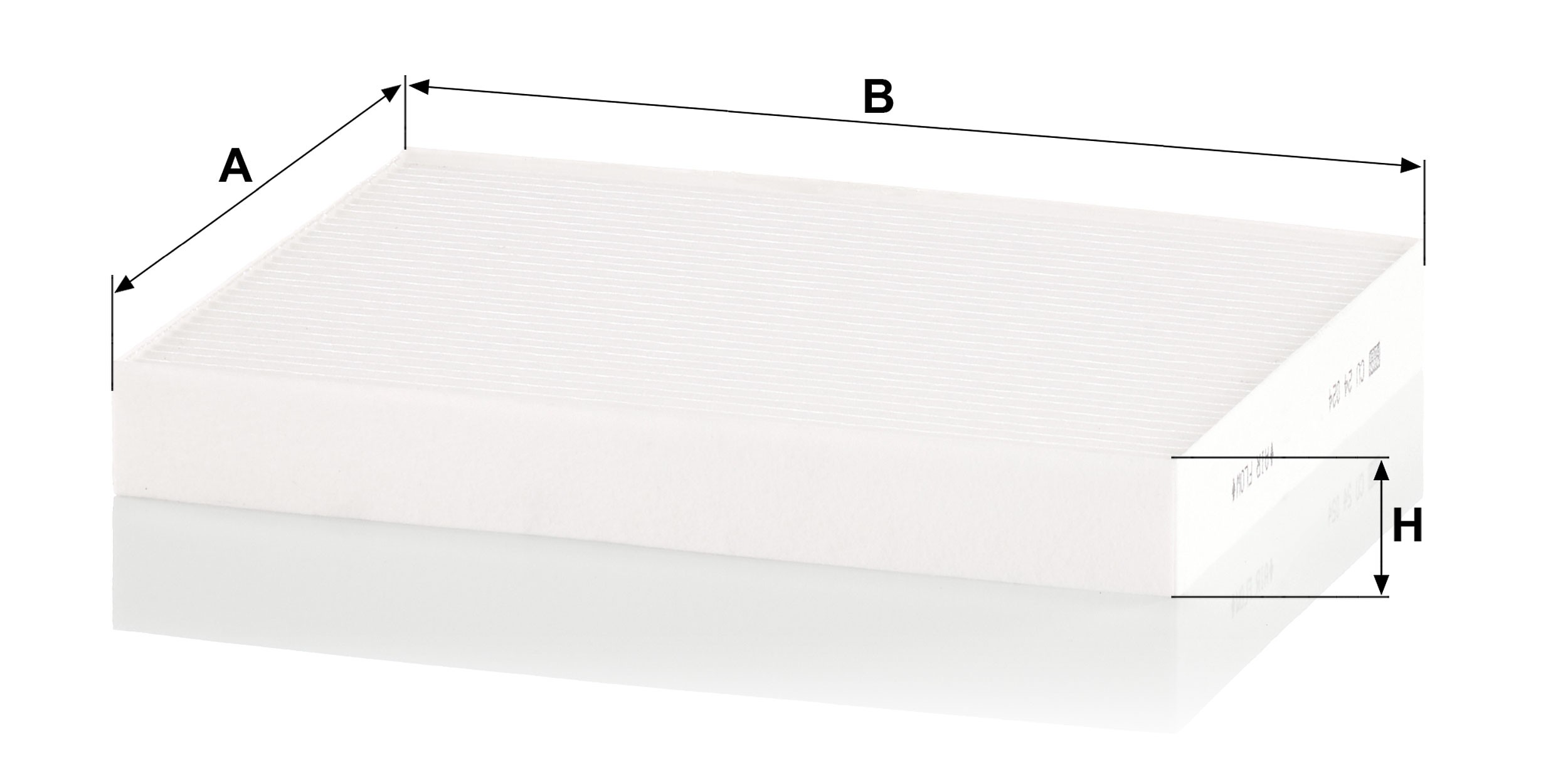 Dimension drawing of MANN-FILTER CU 24 024