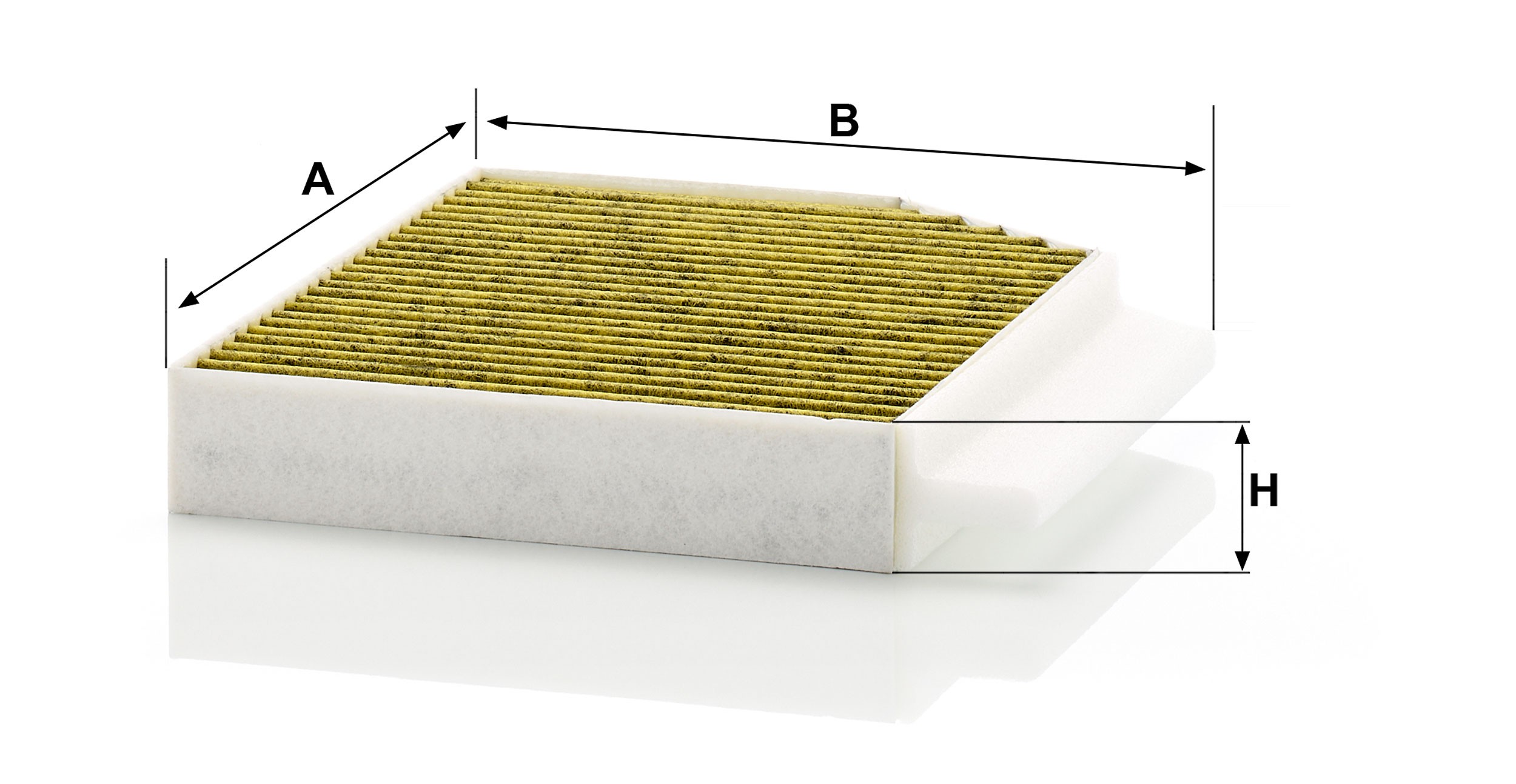 Dimension drawing of MANN-FILTER FP 26 023