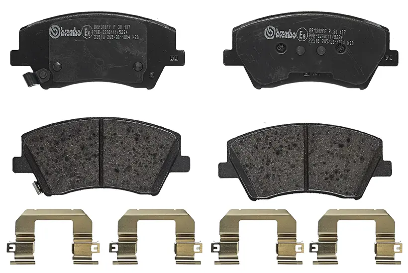 Brembo P 30 107 front brake pad set, third view