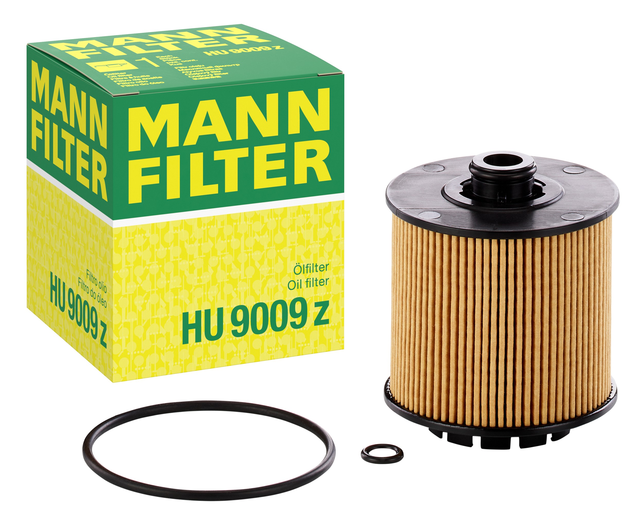 MANN-FILTER HU 9009 z oil filter with its box