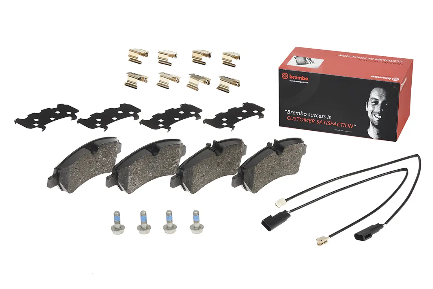 Brembo P 24 187 rear brake pad set, second view