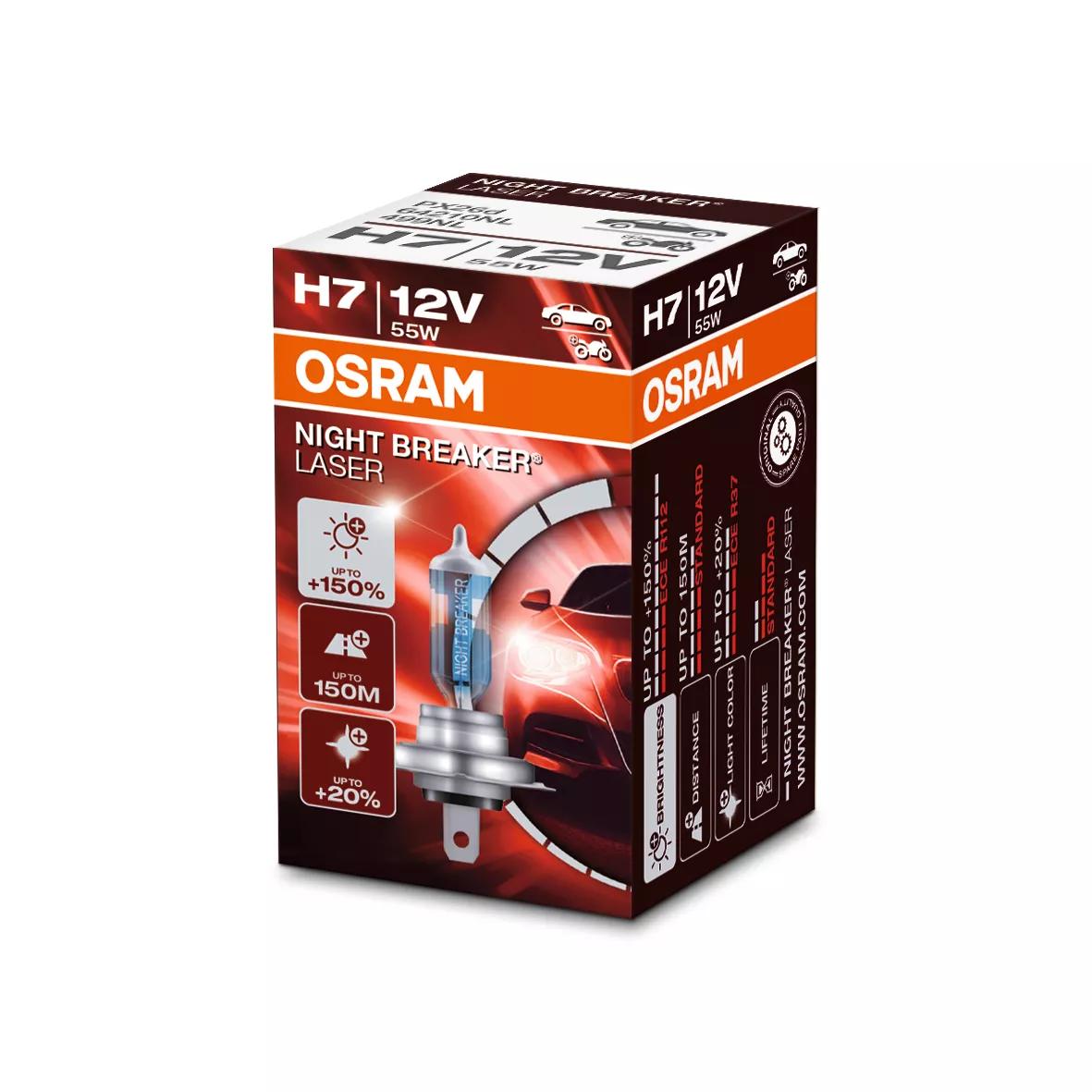 OSRAM NIGHT BREAKER LASER H7 64210NL bulb, alternative view