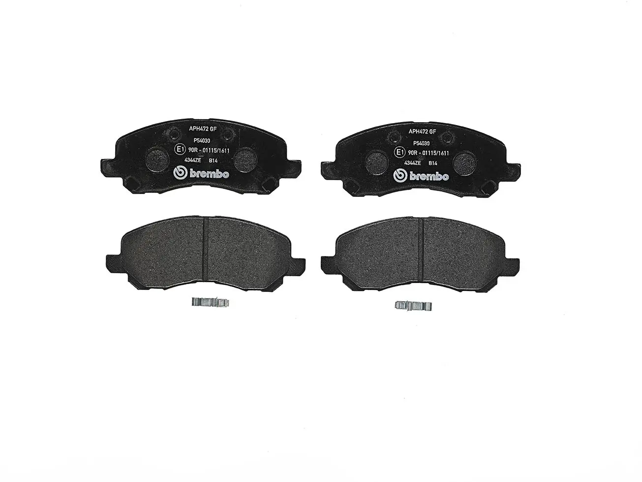 Brembo P 54 030 front brake pad set, third view
