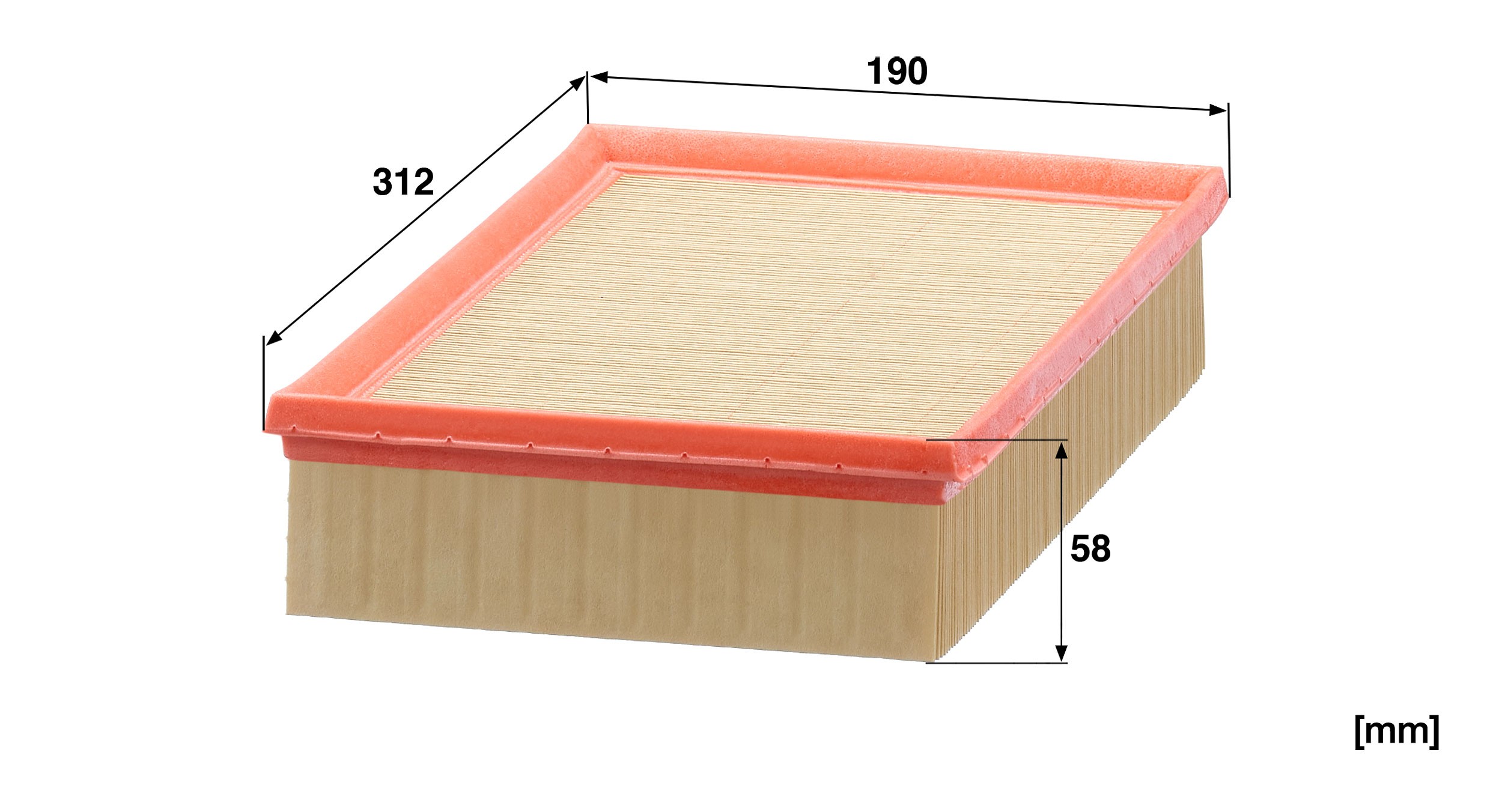 Dimension drawing of MANN-FILTER C 32 191