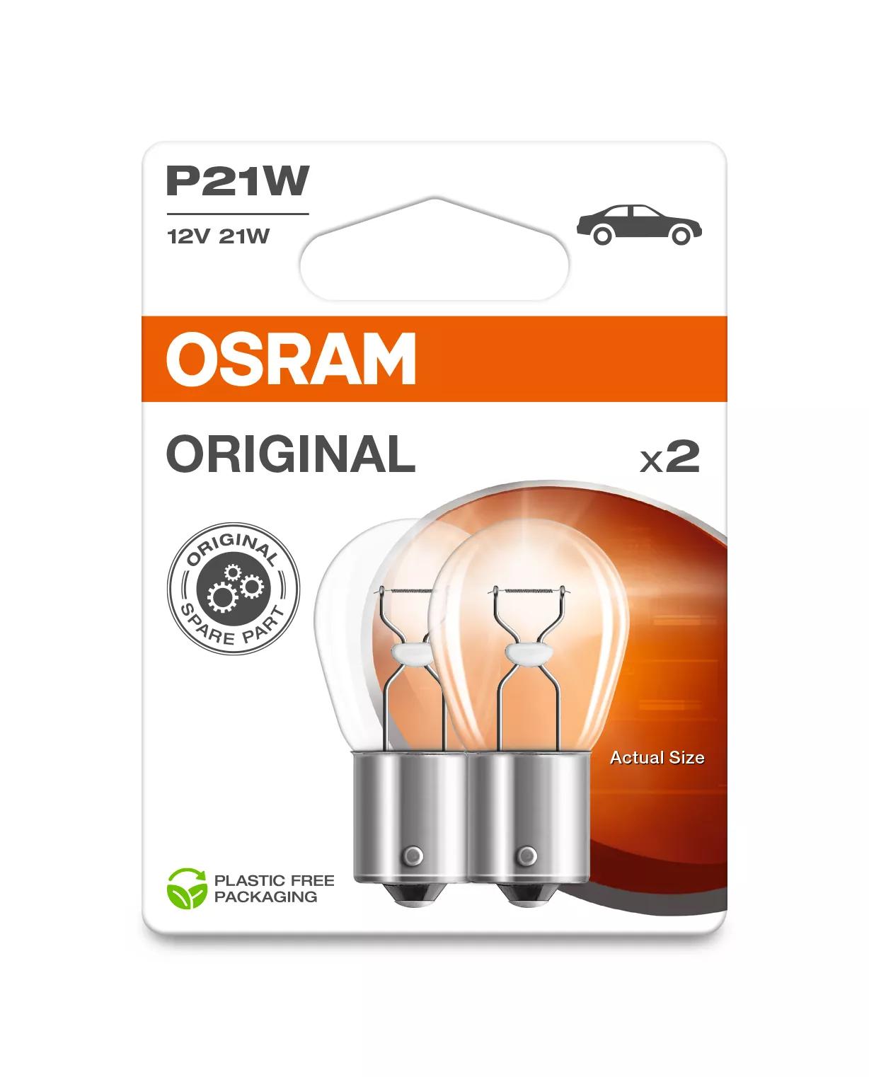 OSRAM ORIGINAL P21W 7506 in blister pack