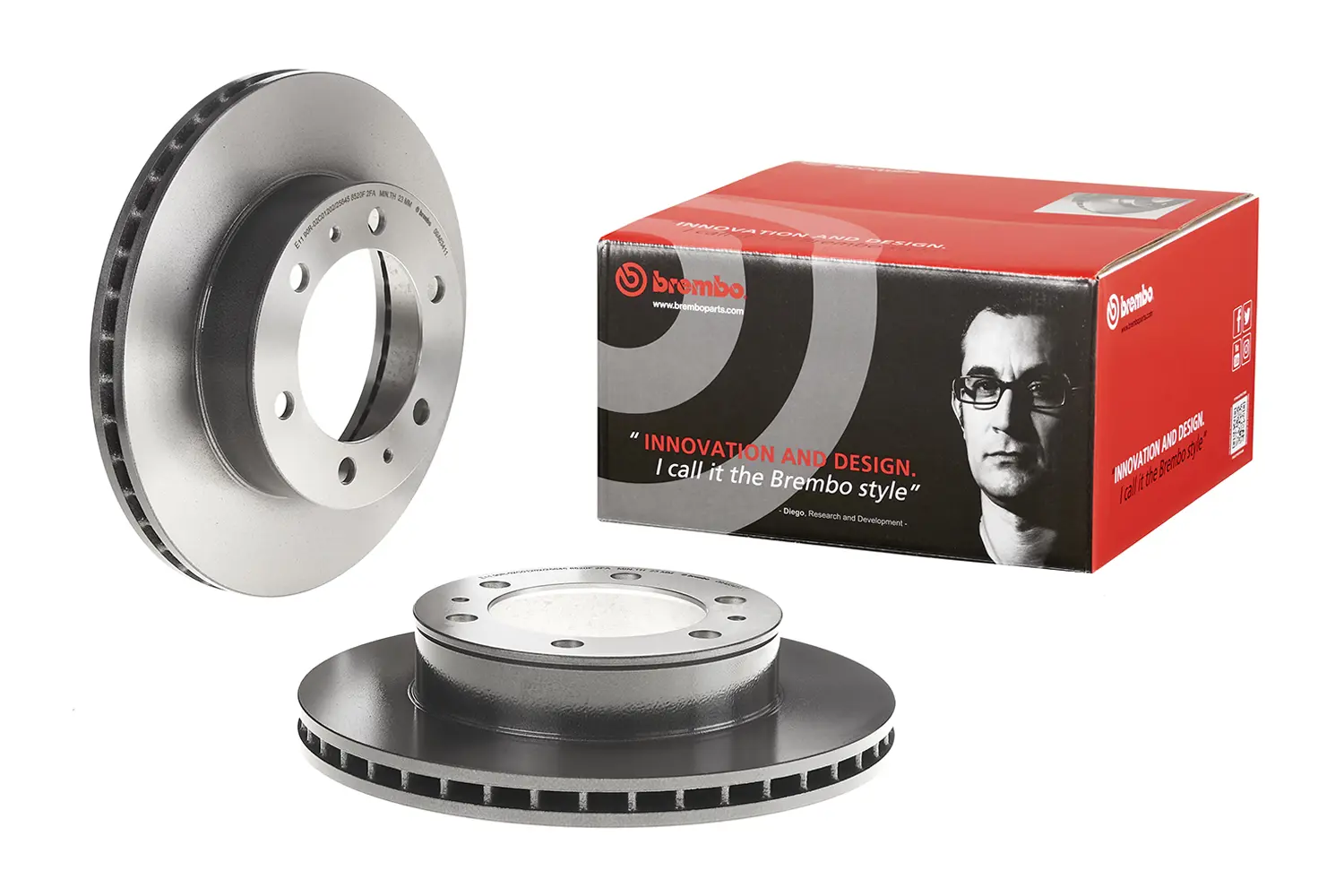 Brembo 09.A634.11 297 mm vented front brake disc