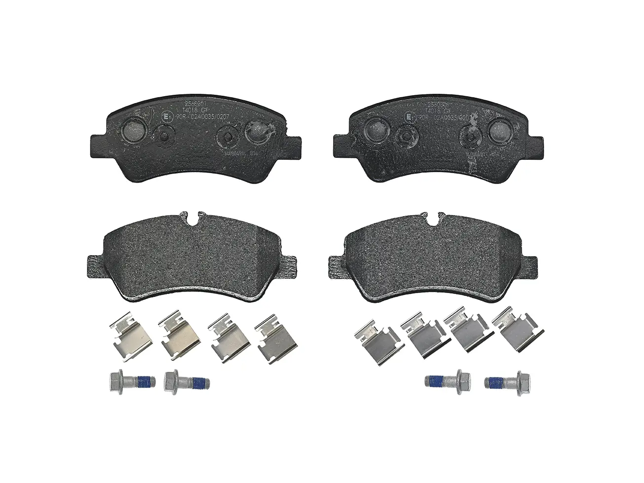 Brembo P 24 160 rear brake pad set, third view