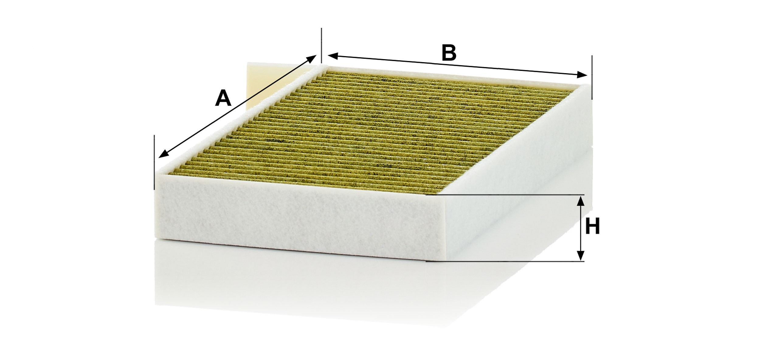 Dimension drawing of MANN-FILTER FP 25 015