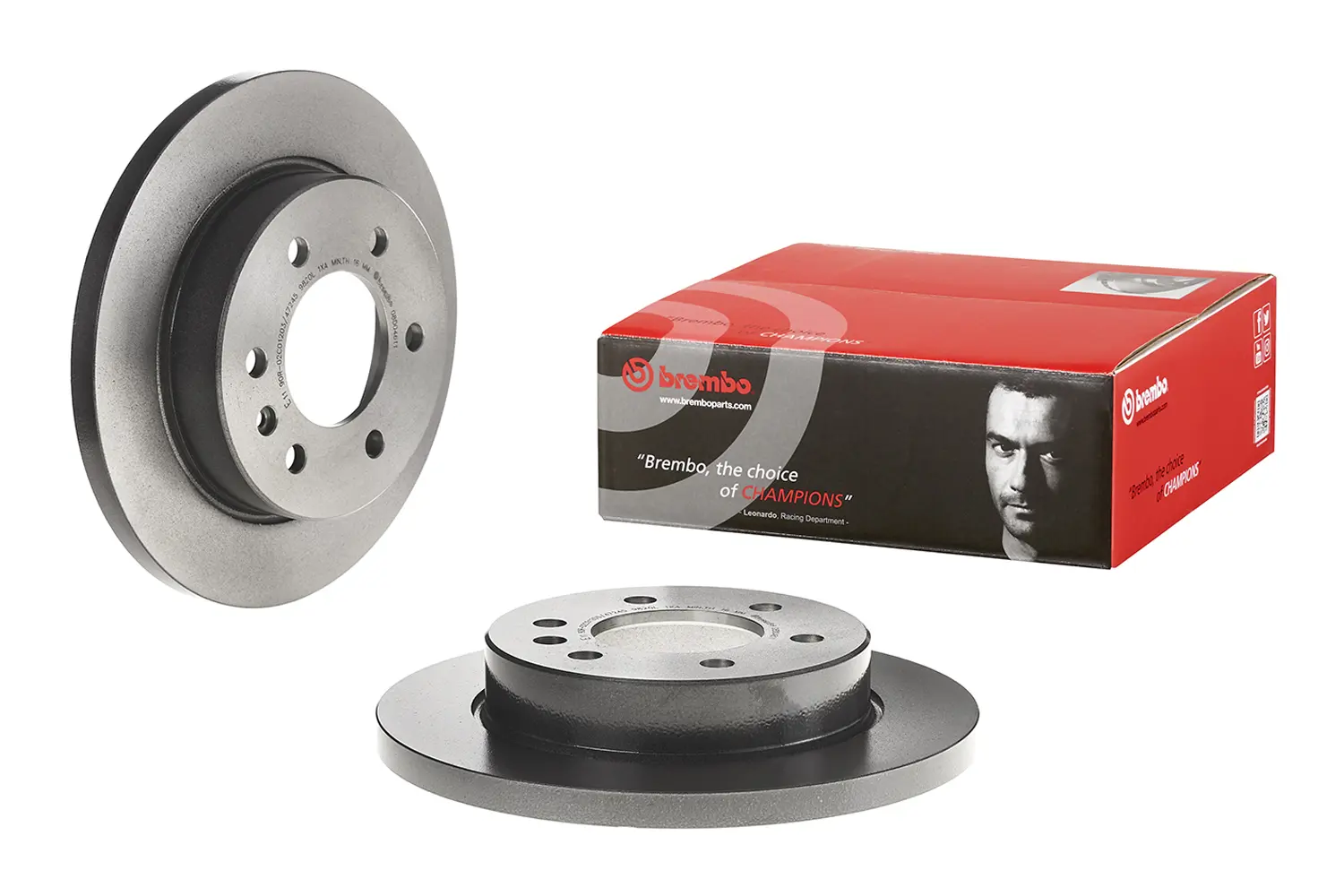 Brembo 08.D046.11 298 mm solid rear brake disc
