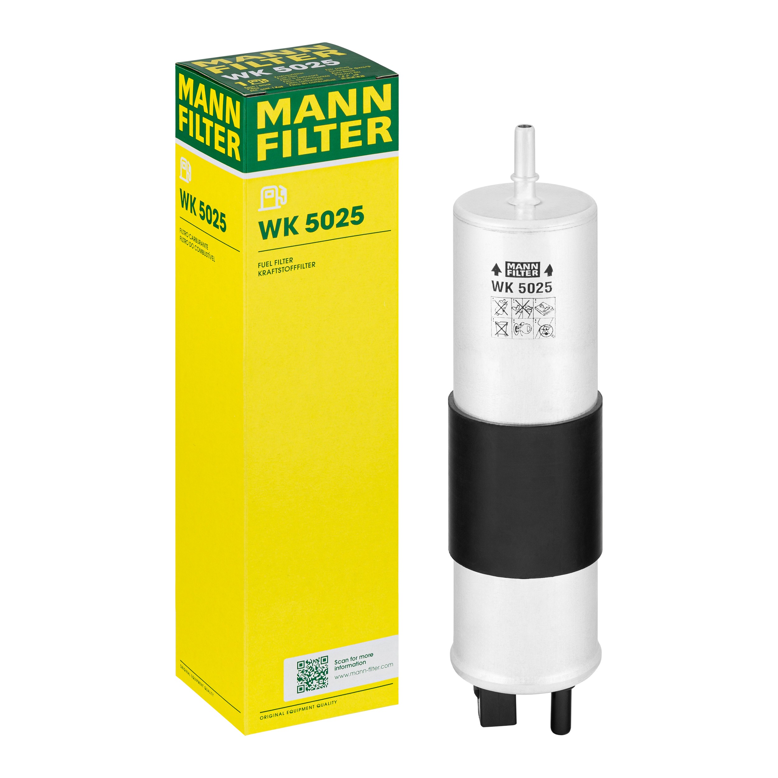 MANN-FILTER WK 5025 fuel filter with its box