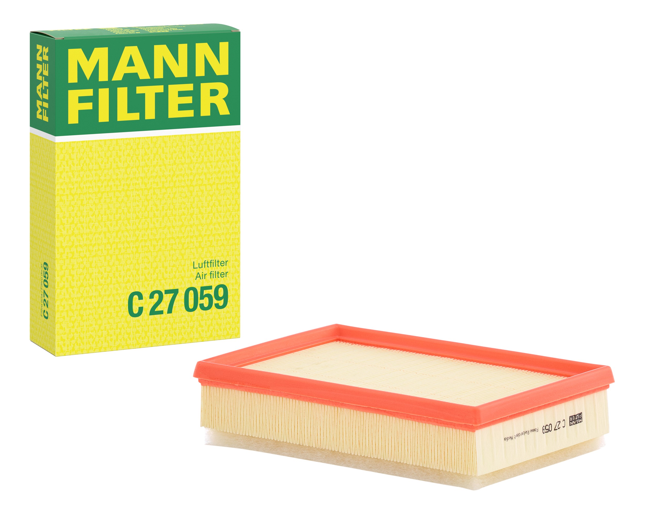 MANN-FILTER C 27 059 air filter with its box