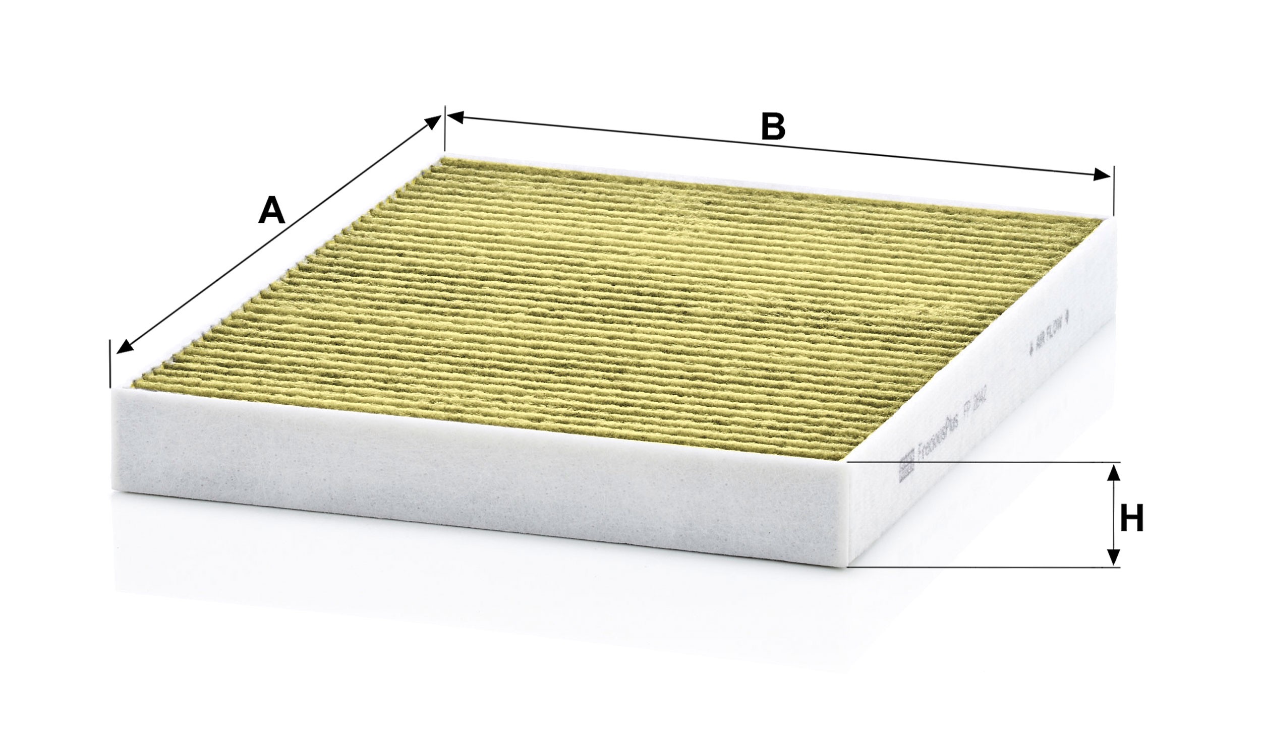 Dimension drawing of MANN-FILTER FP 2842