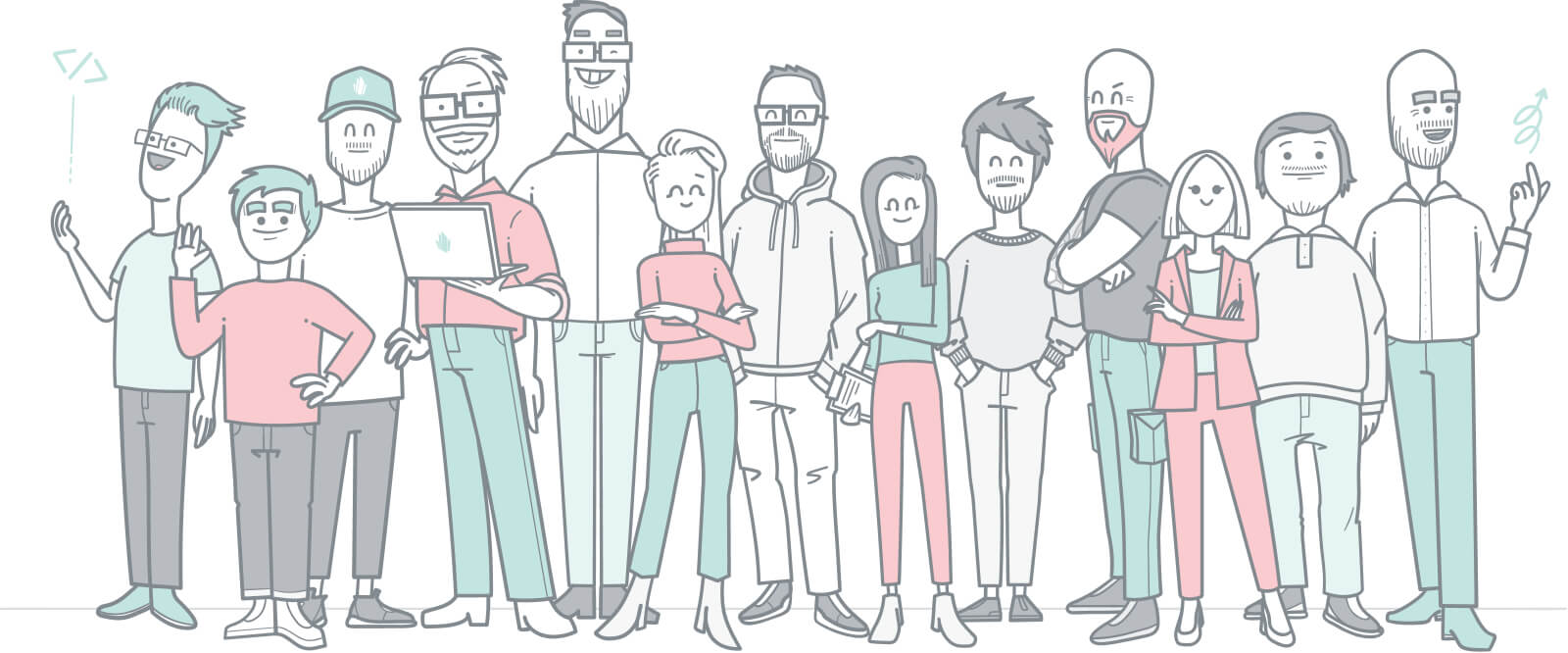 Illustration of the crystallize team