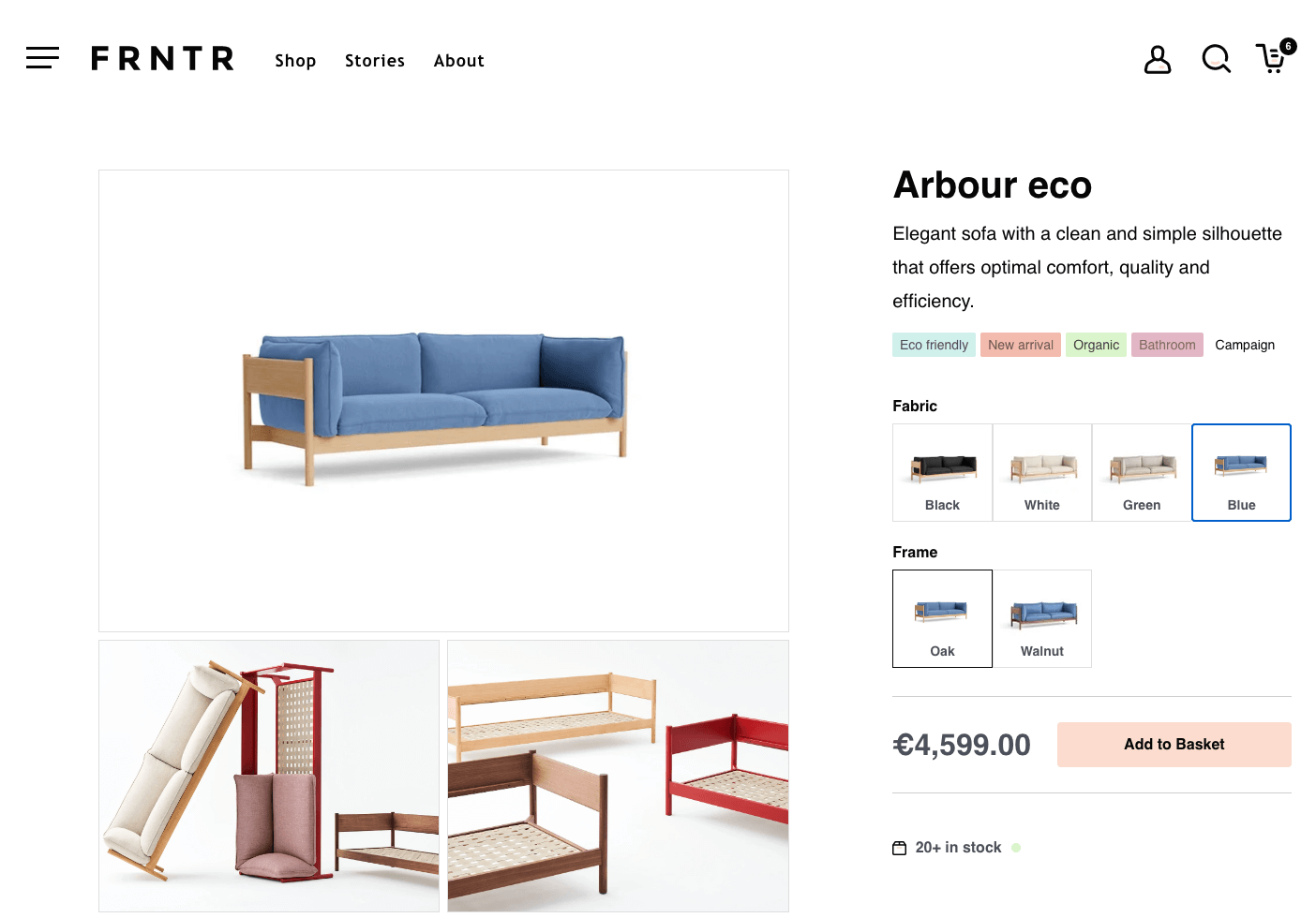Next.js eCommerce storefront boilerplate screenshot