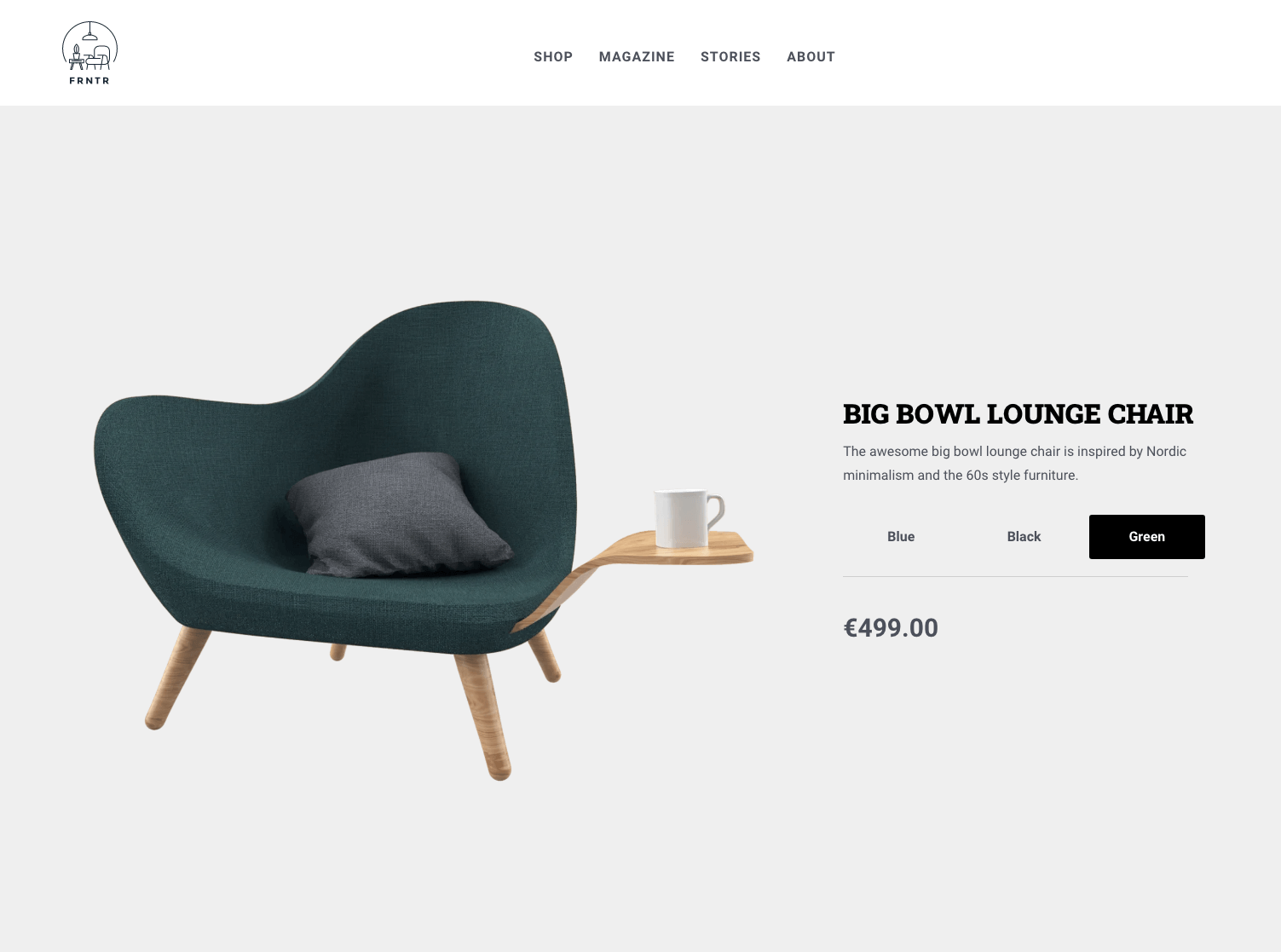 Gatsby.JS eCommerce boilerplate screenshot