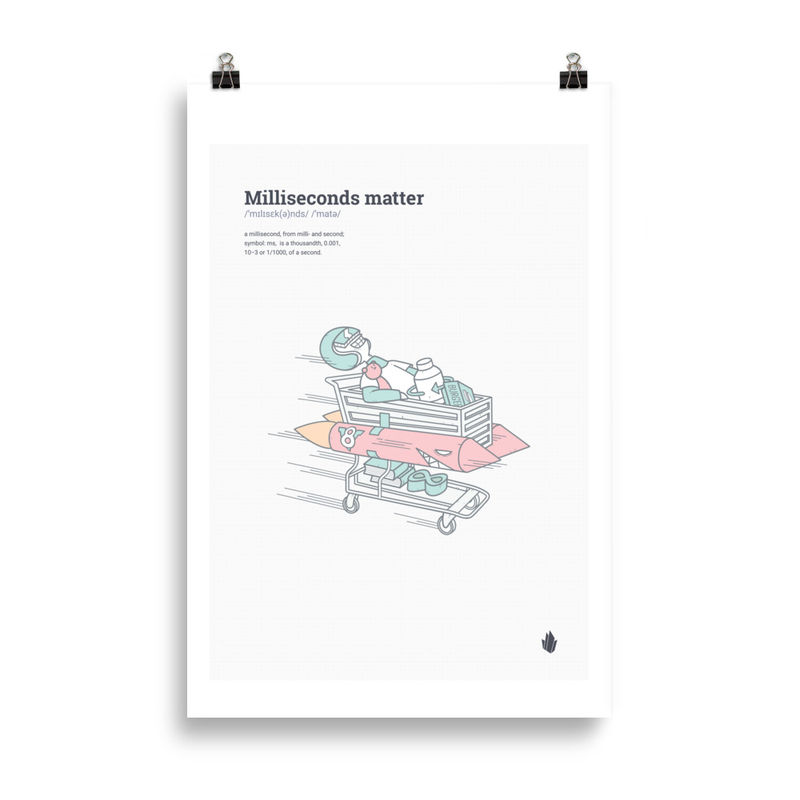 Milliseconds Matter Poster