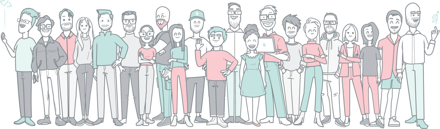 Illustration of the crystallize team