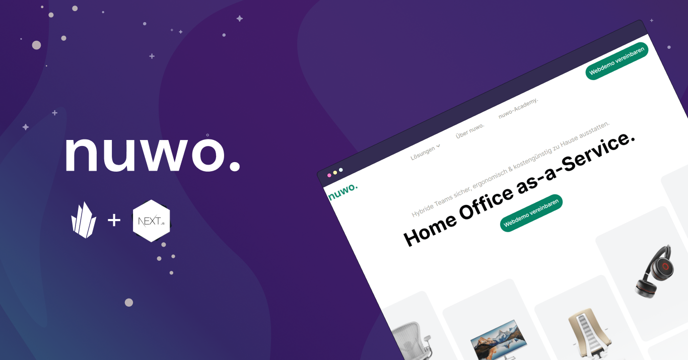 Nuwo: Homeoffice-as-a-Service on NextJS and Crystallize