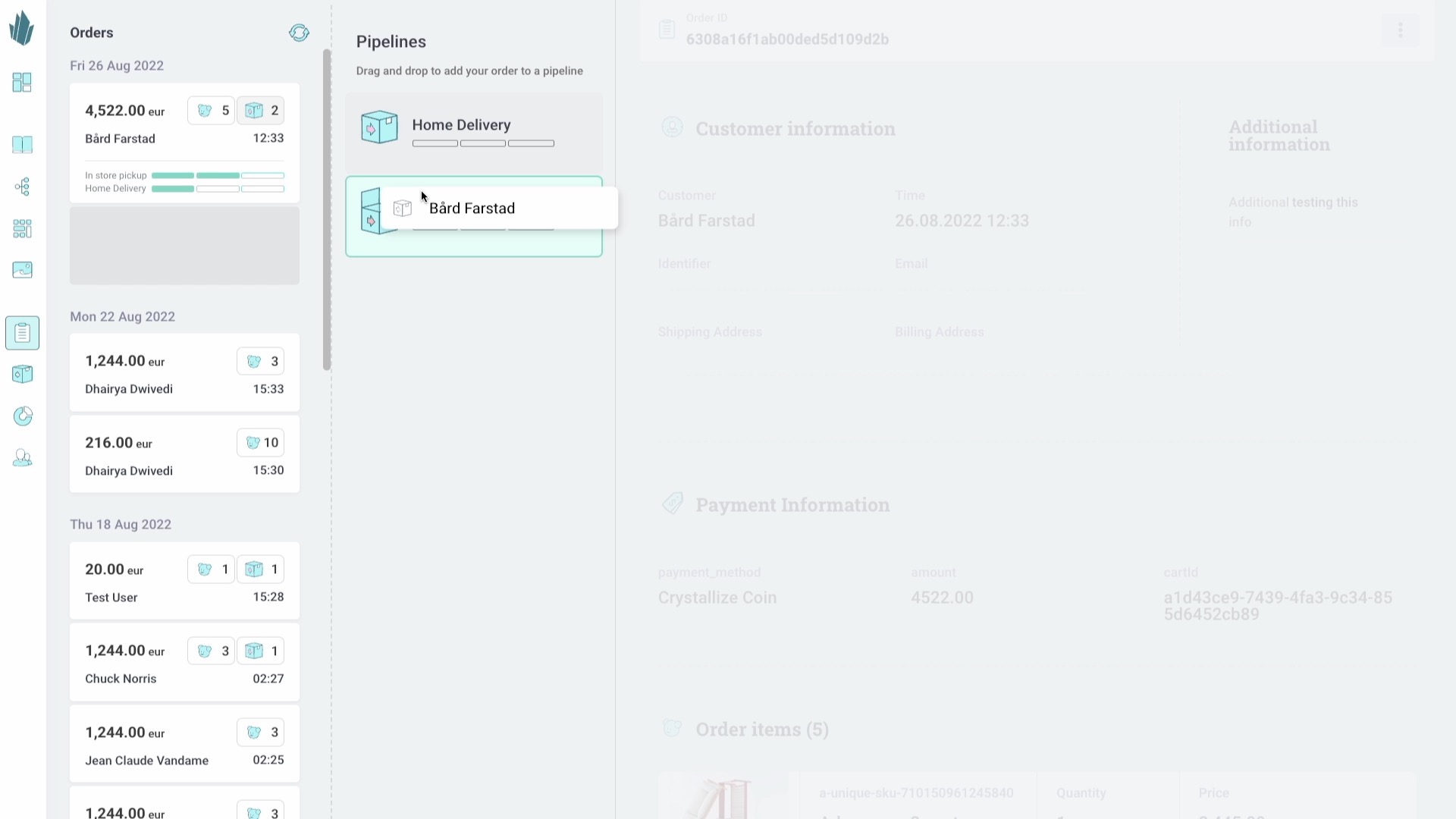 Orchestrate Orders with Fulfilment Pipelines