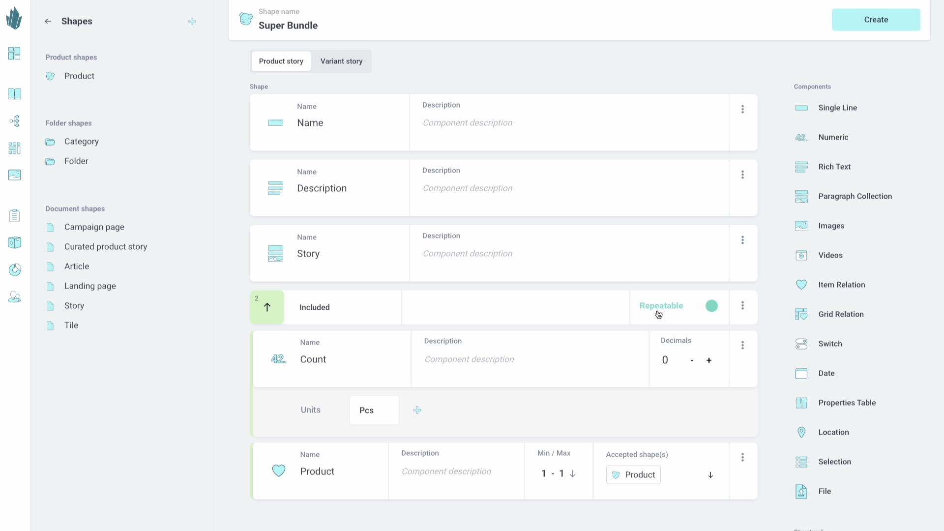 Customize Content Modeling with Shapes