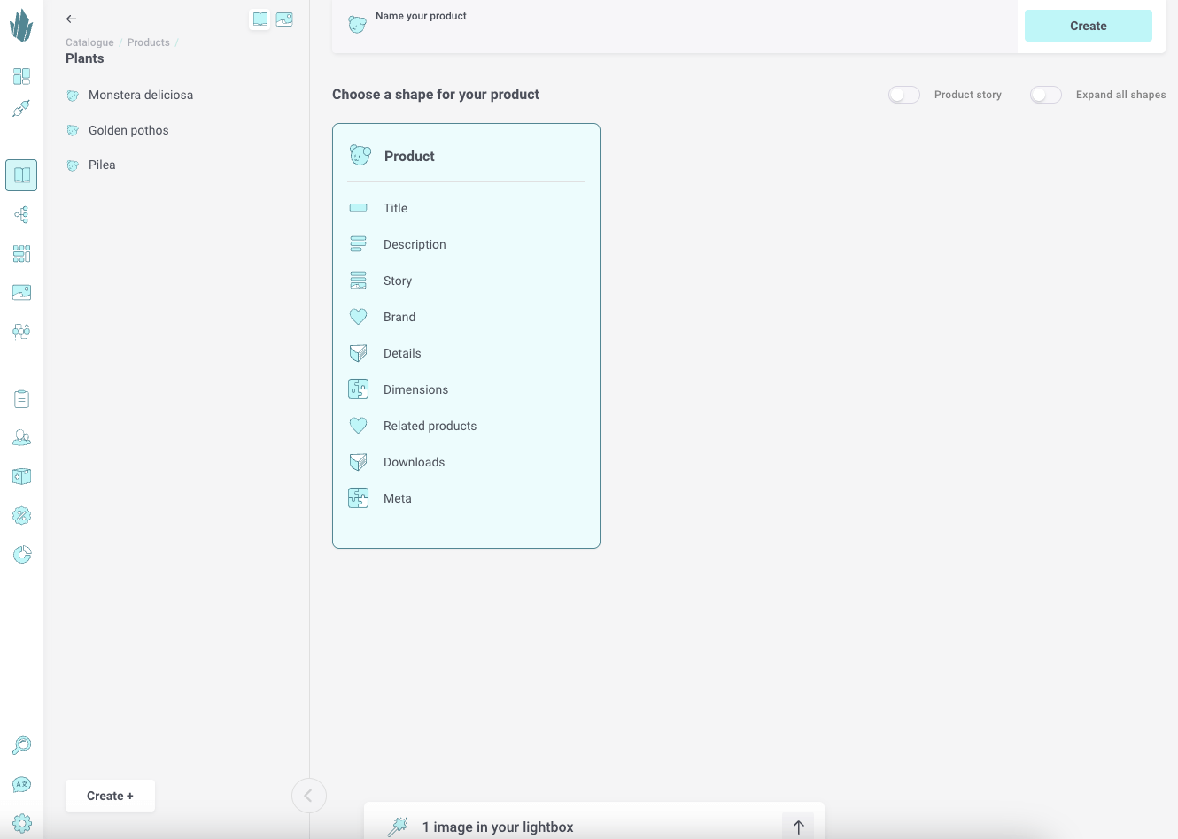 Creating an item