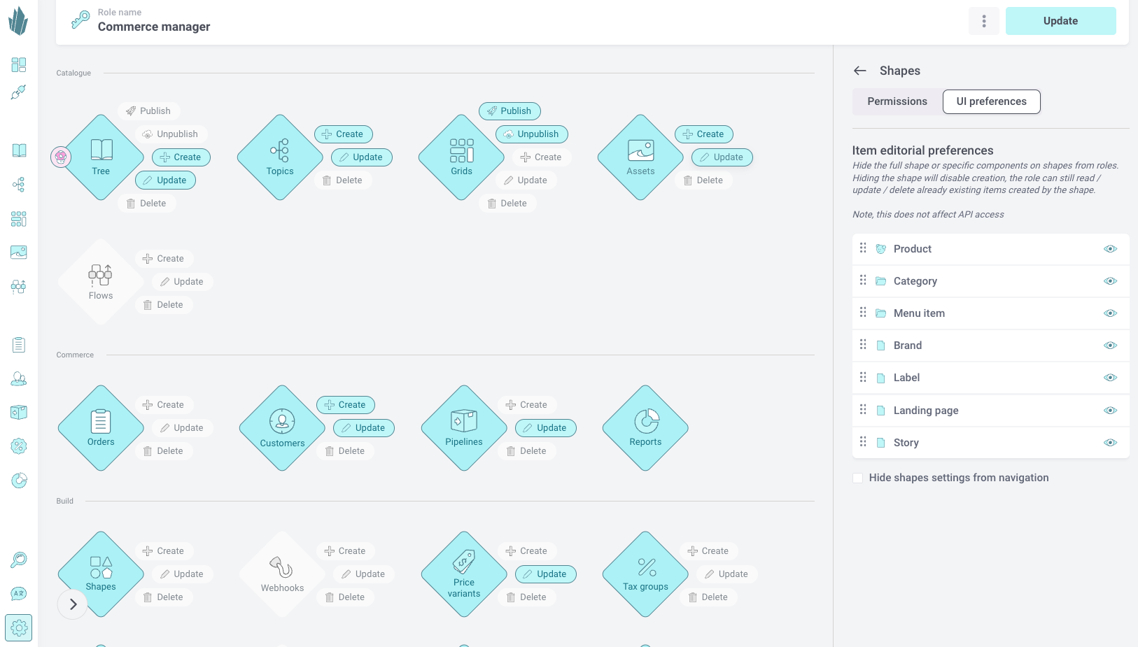 UI Preferences
