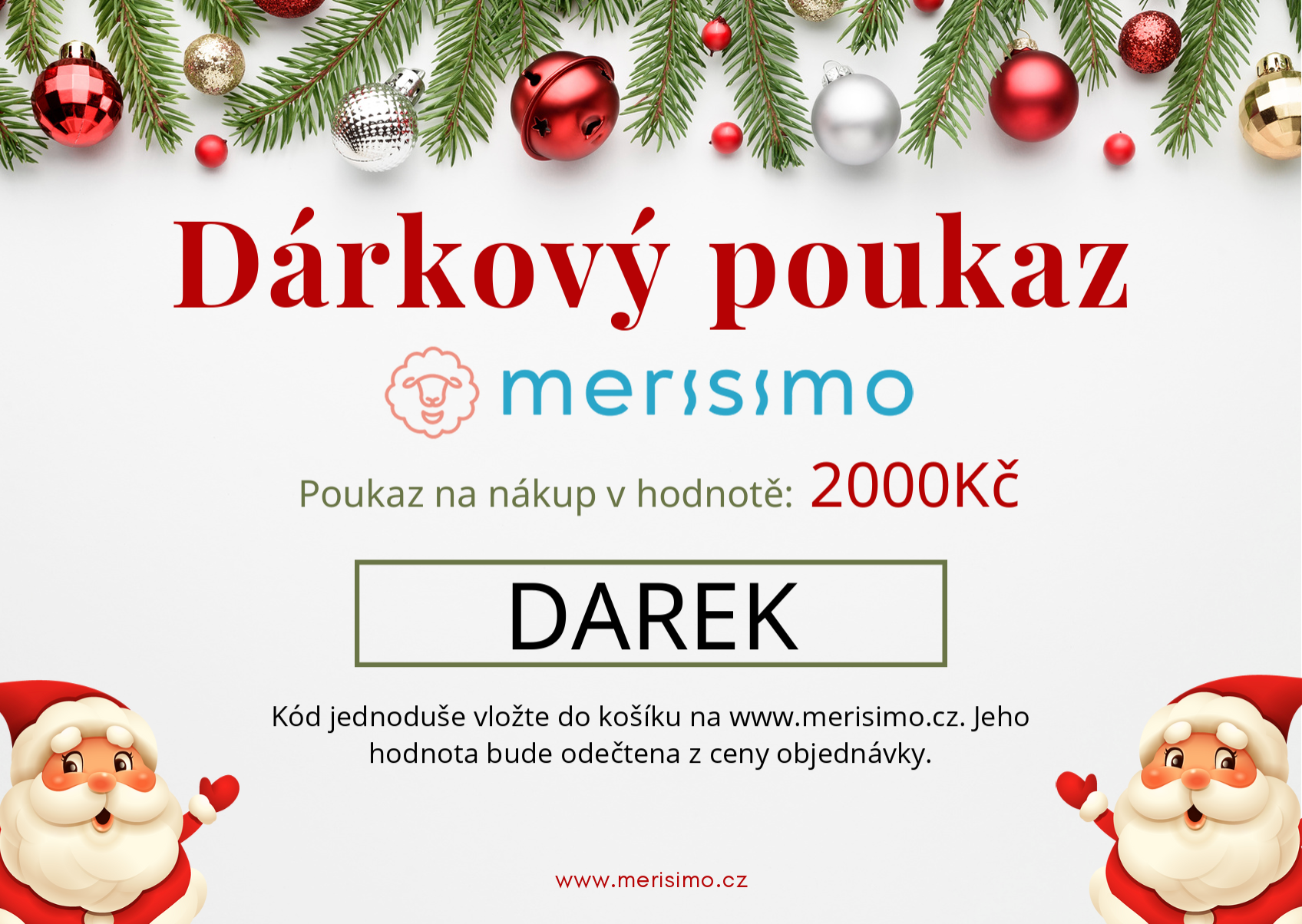 Dárkový certifikát