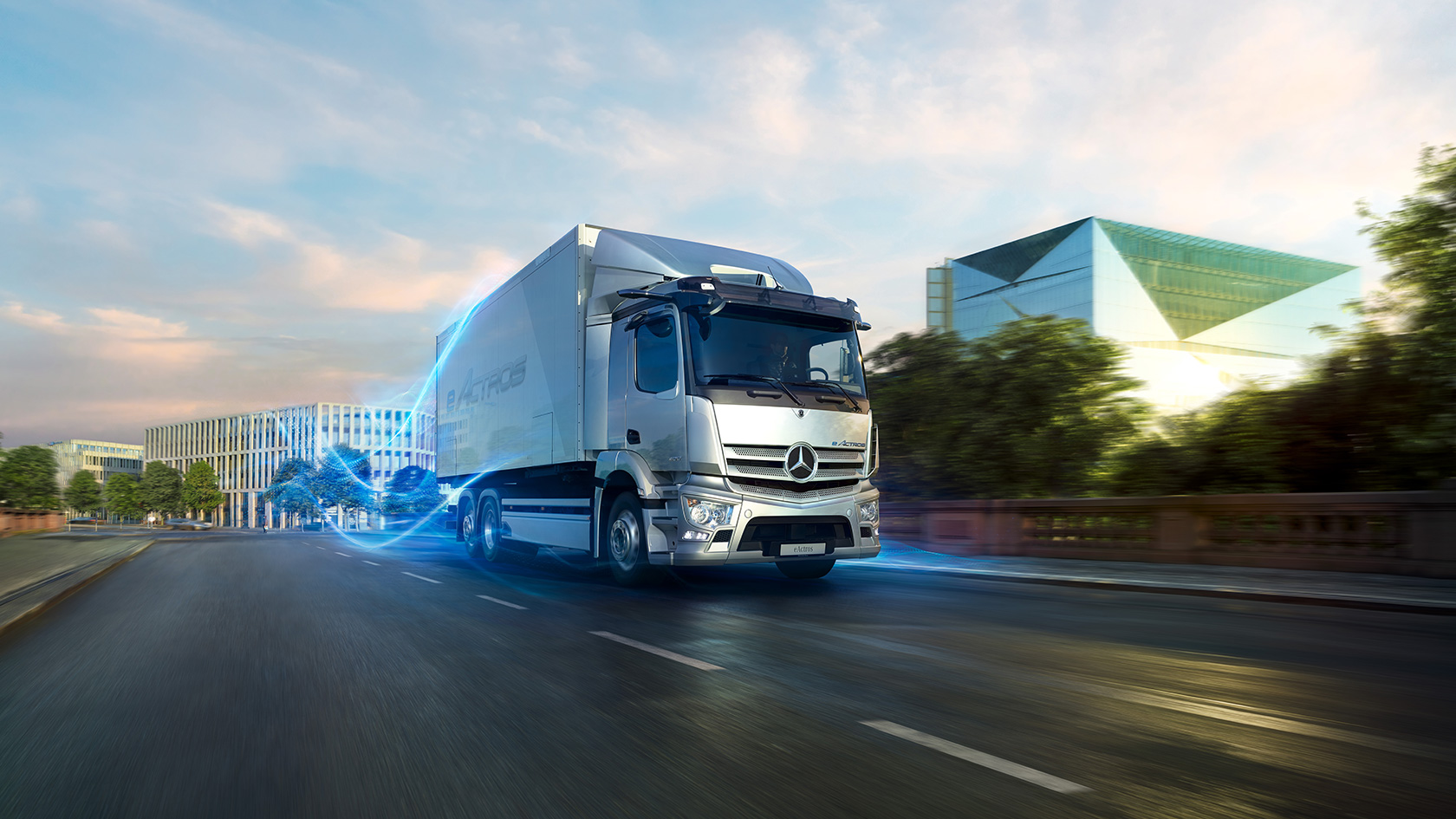 Mercedes-Benz eActros på veien