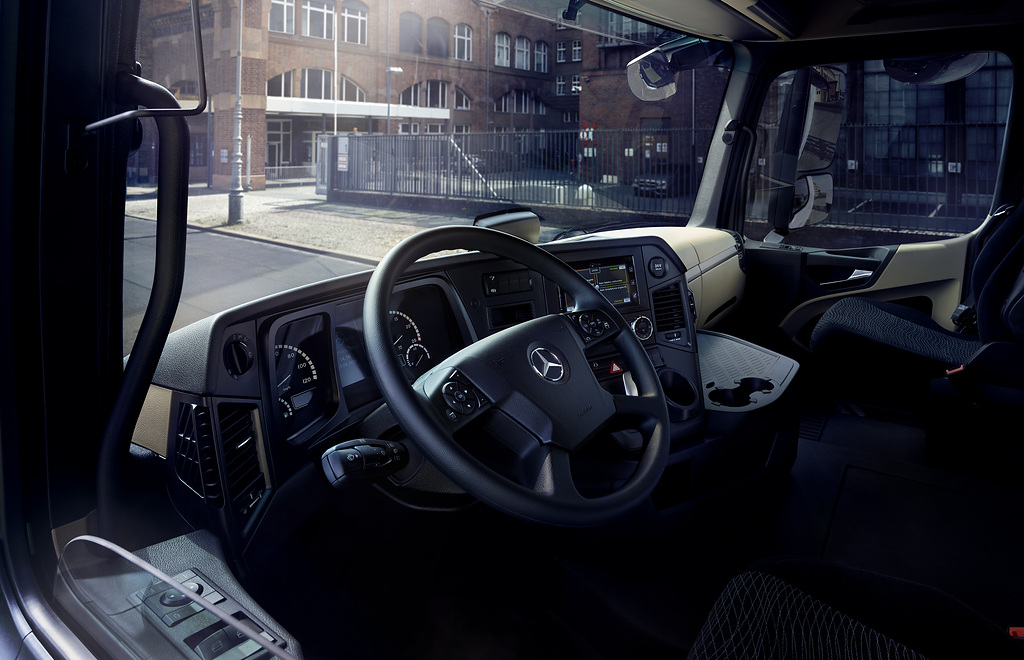 Mercedes-Benz Actros F på innsiden