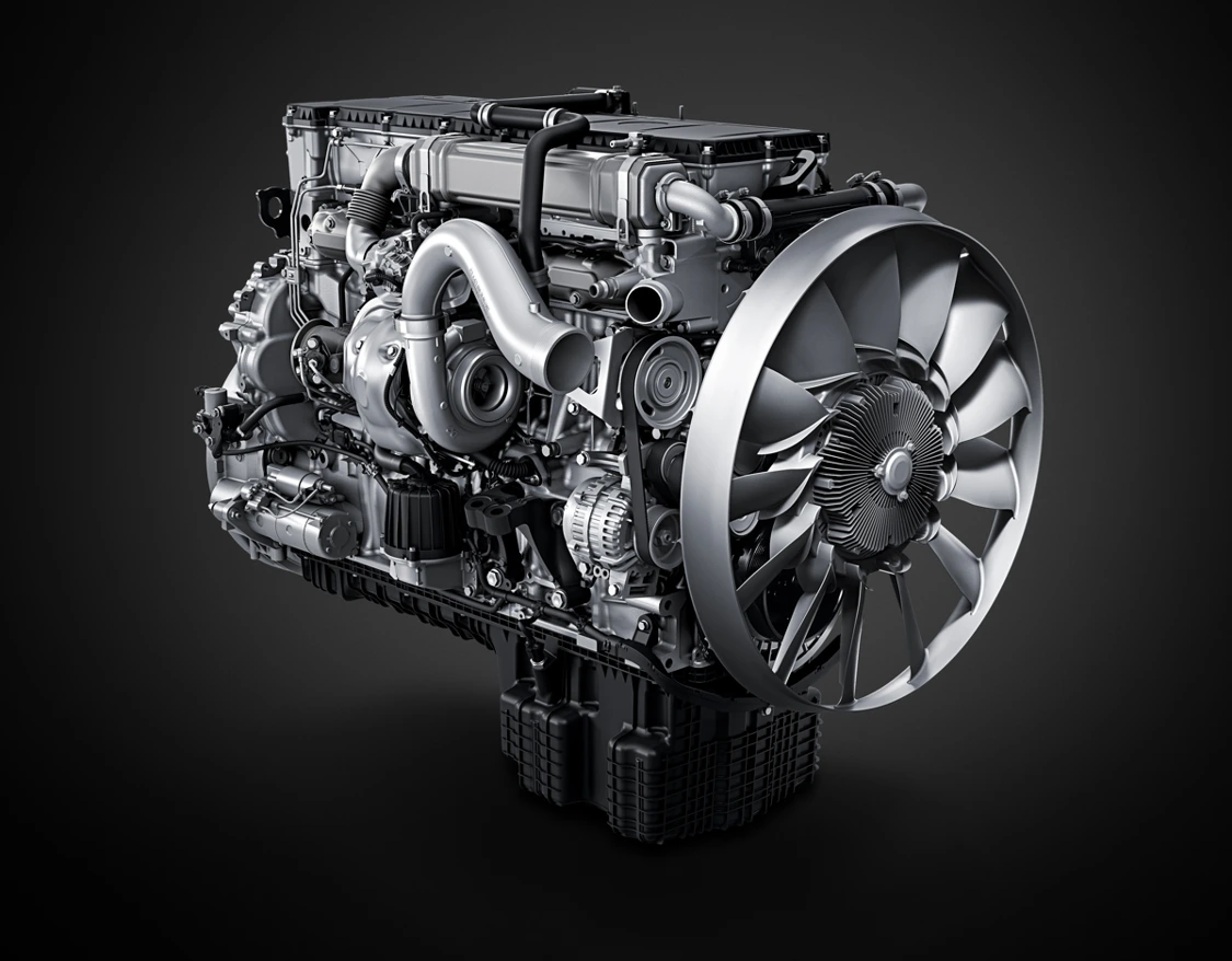 Oppstilt OM 471 motor