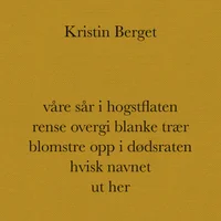 Våre sår i hogstflaten rense overgi blanke trær blomstre opp i dødsraten hvisk navnet ut her