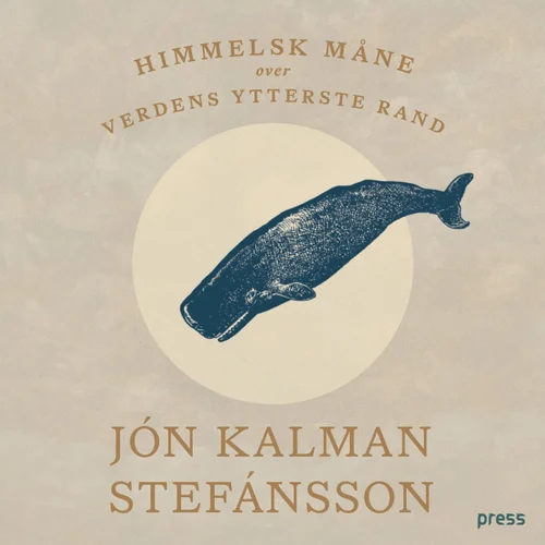 Himmelsk måne over verdens ytterste rand