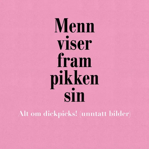 Menn viser fram pikken sin