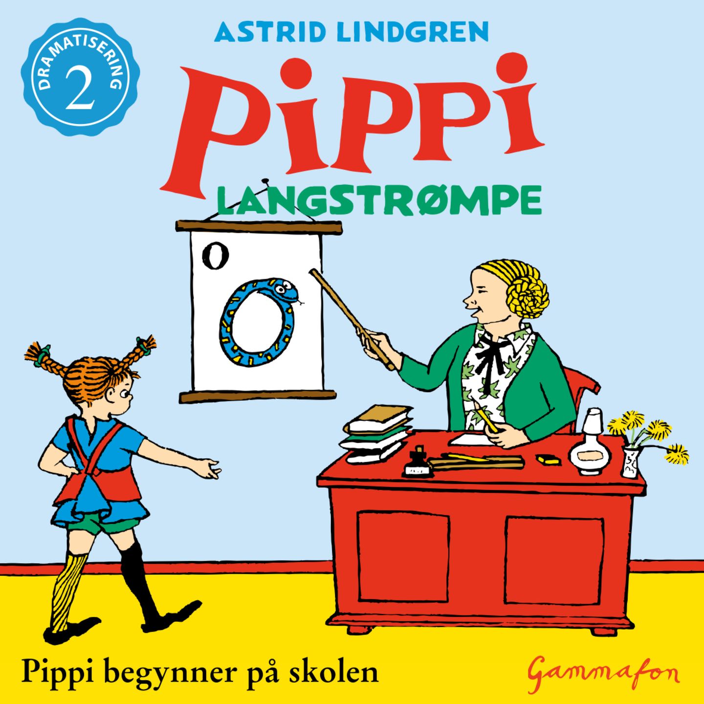 Pippi begynner på skolen