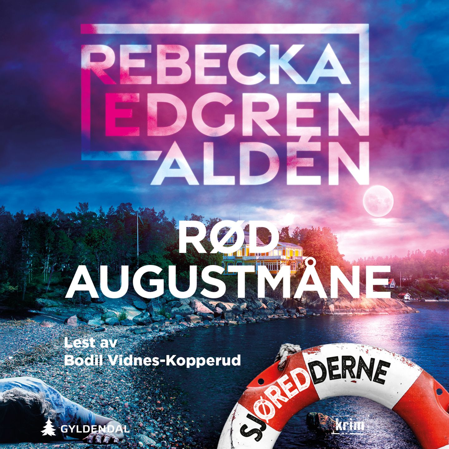 Rød augustmåne