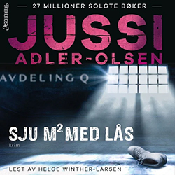 Lydboken Sju kvadratmeter med lås av Jussi Adler-Olsen