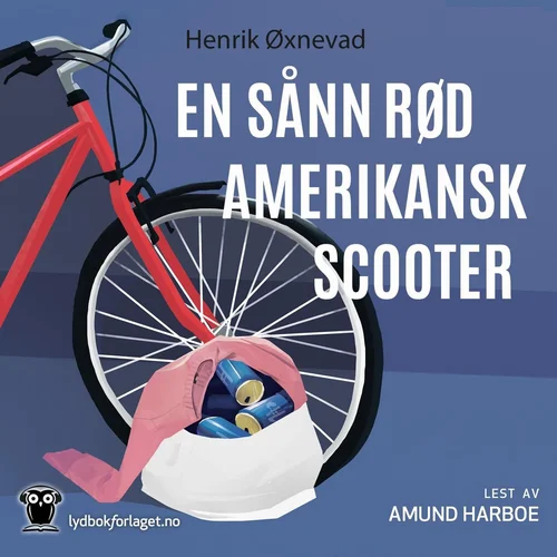 En sånn rød amerikansk scooter