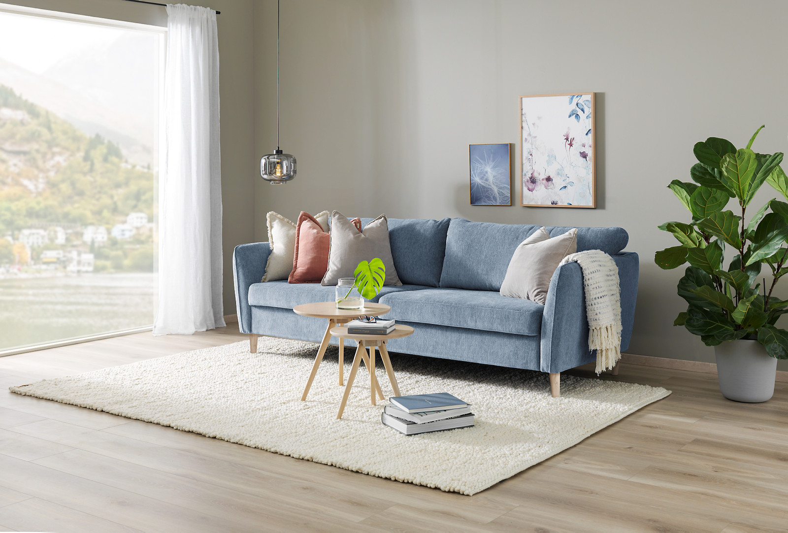 County sovesofa stoff King