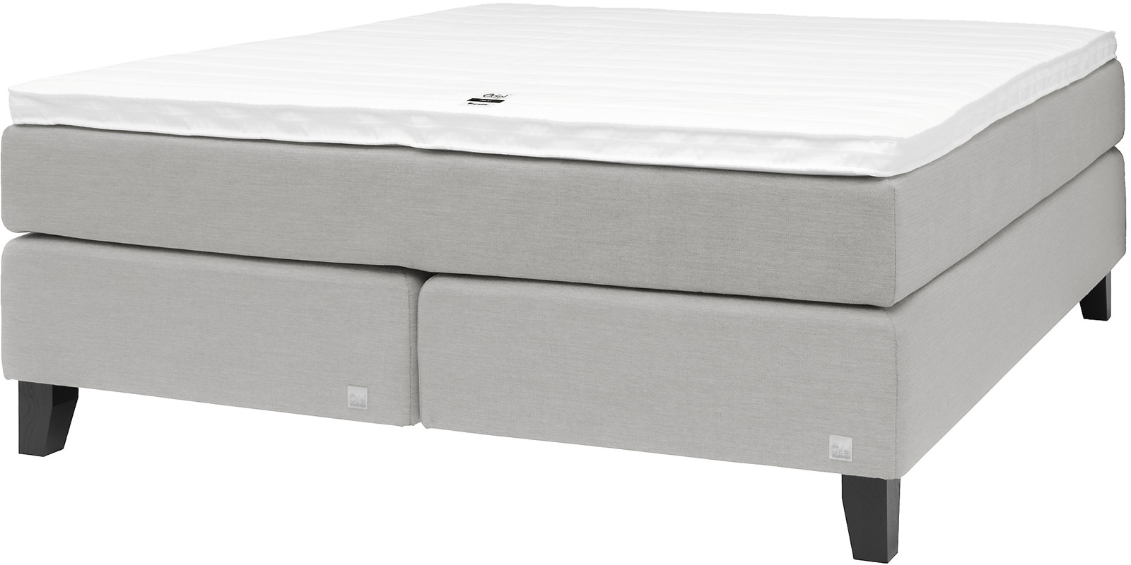 Odel Bre kont. Bris lys grå, 160x200, M/F, m/Odel 35 overm.