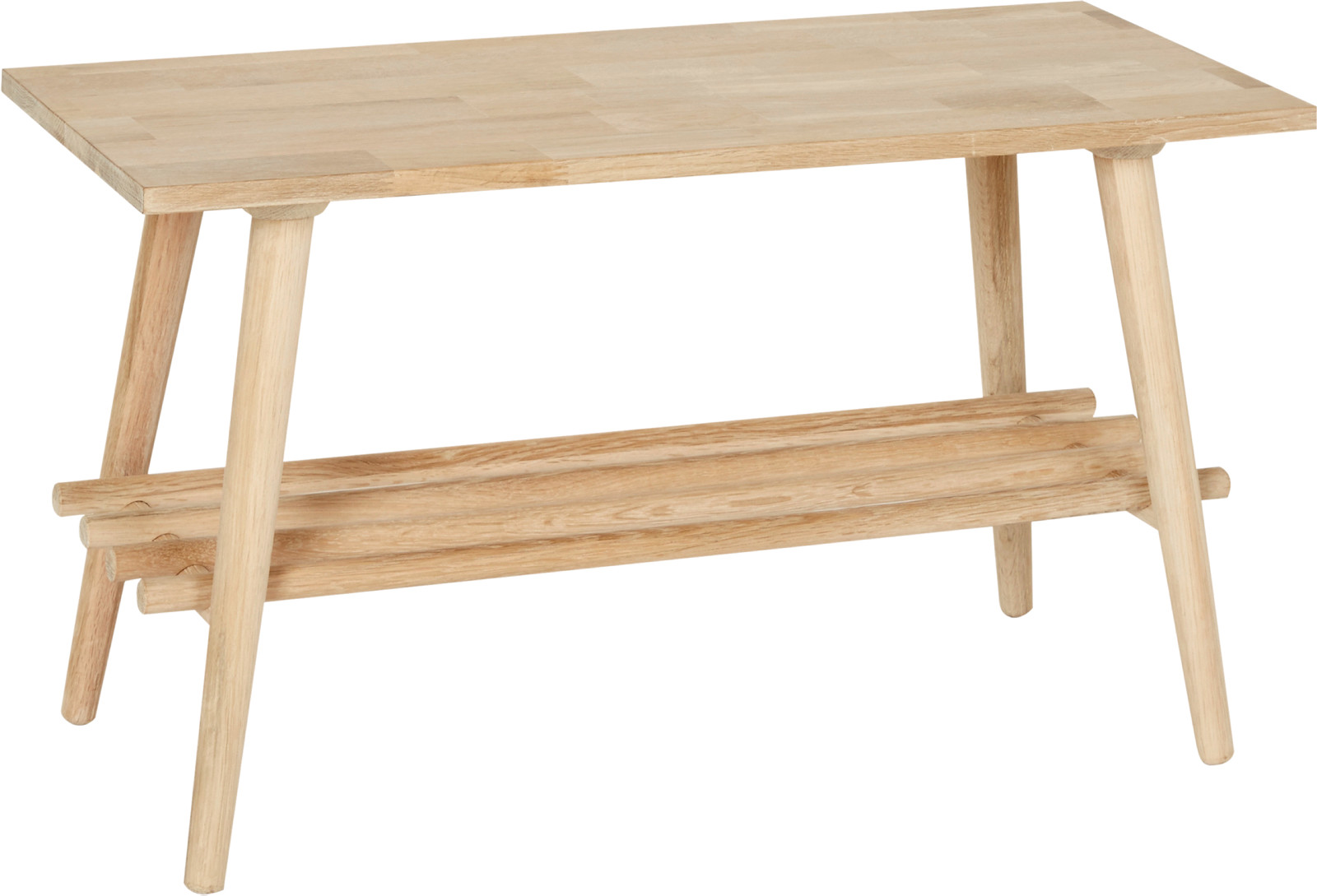 Odense entrébenk hvitvasket eik