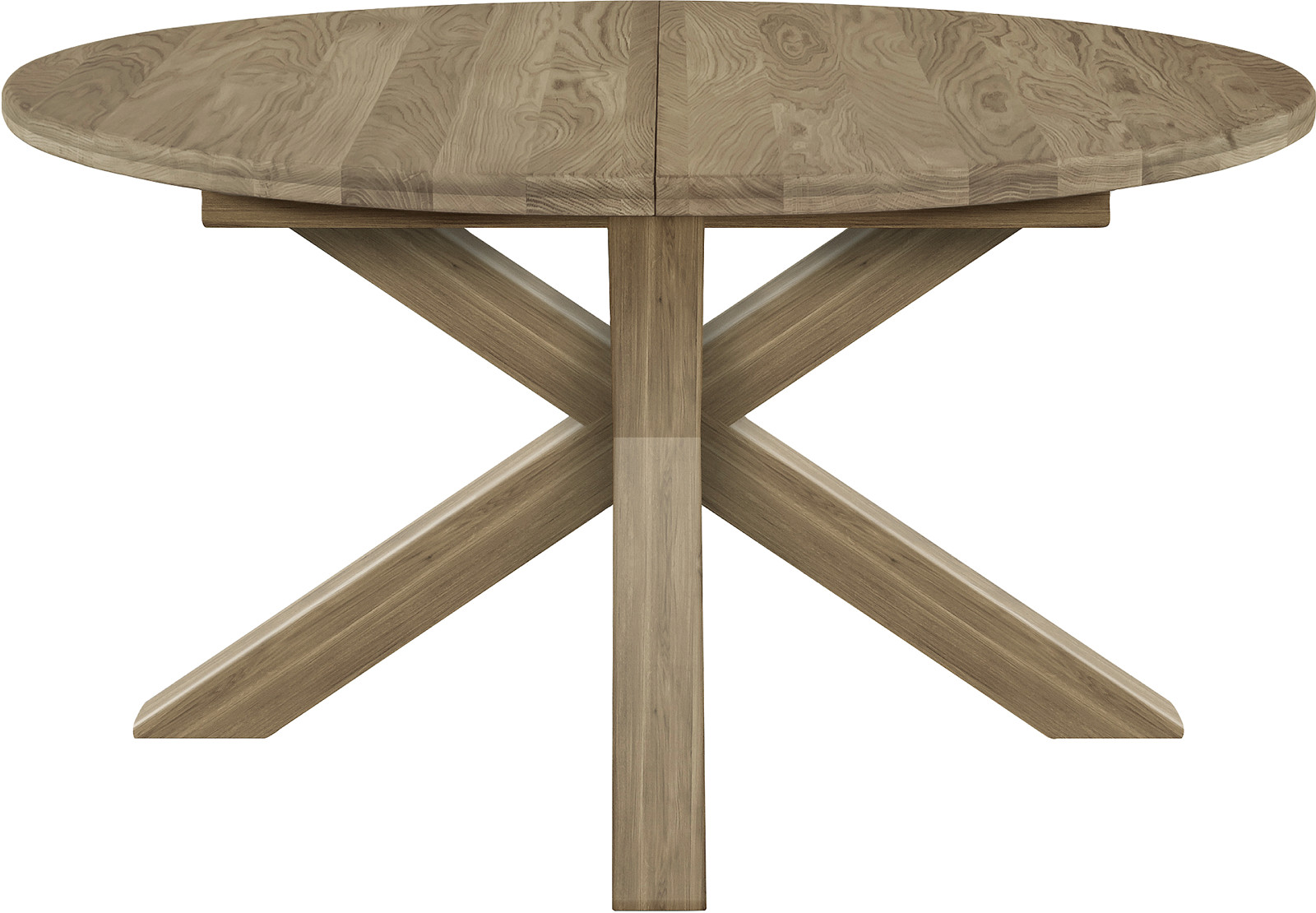 Chateaux spisebord, Ø140, gråoljet