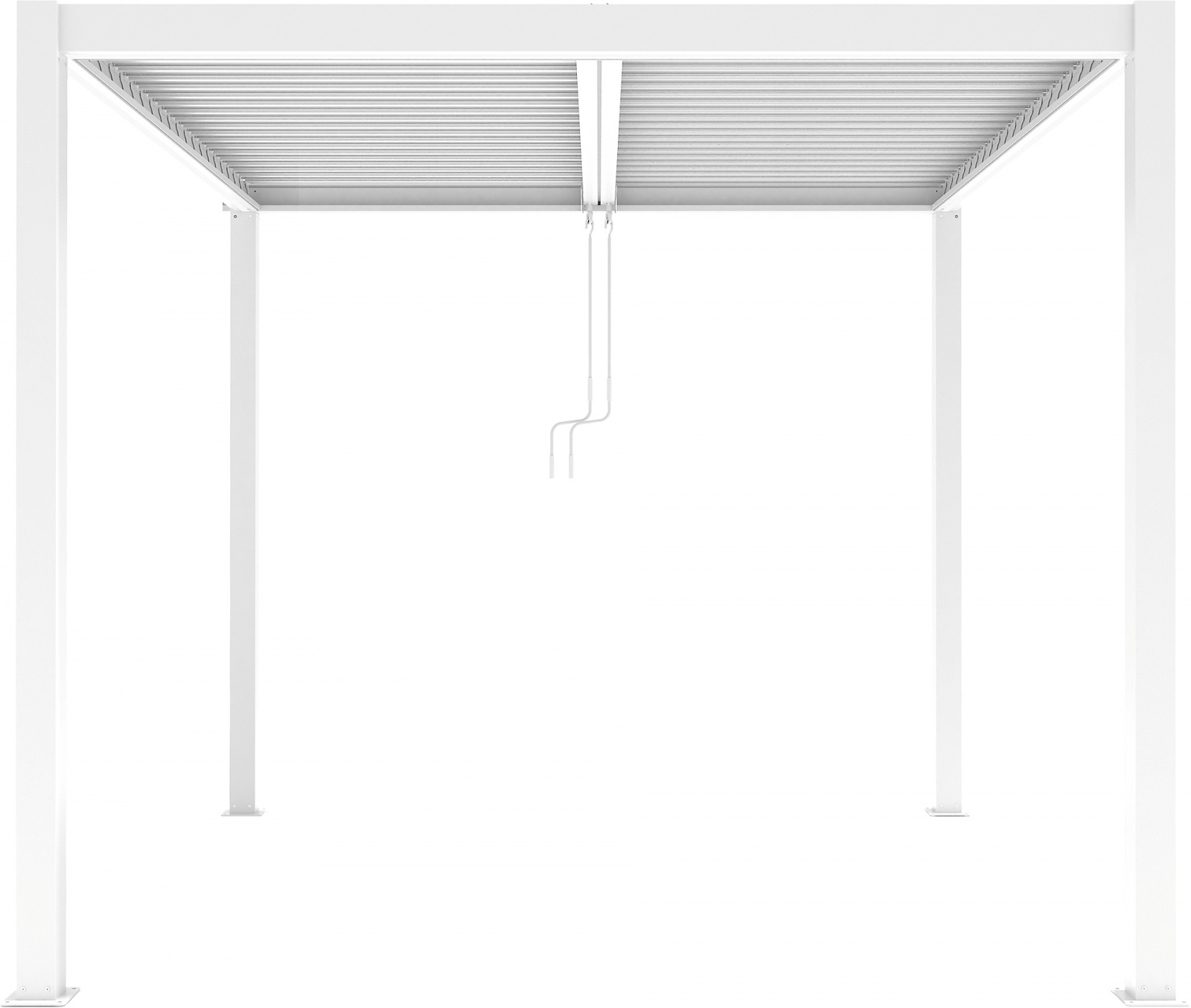 Stavern pergola 300x300 hvit