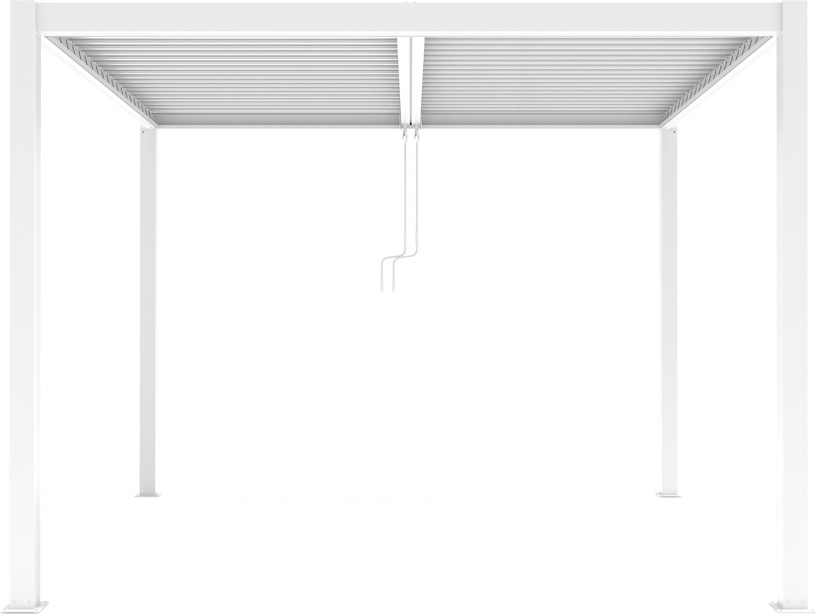 Stavern pergola 300x400 hvit