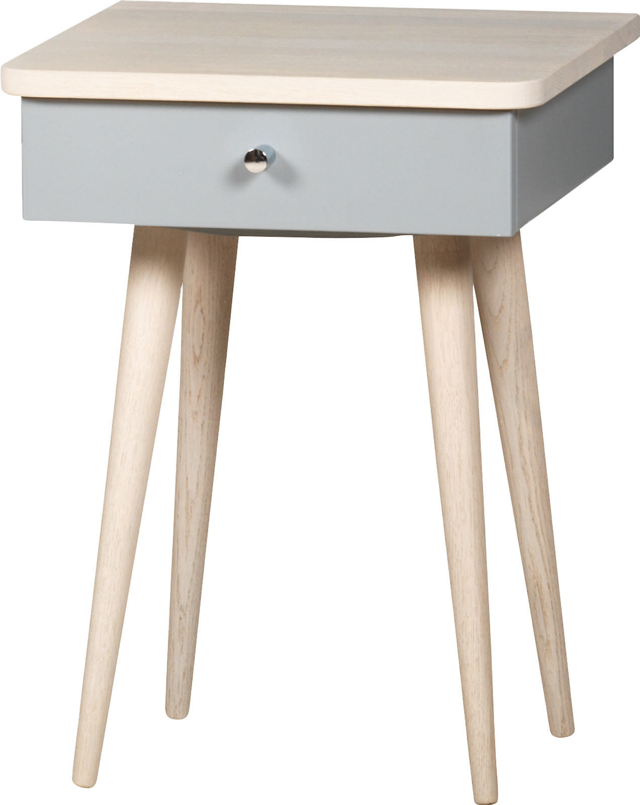 Alnes nattbord 100 hvitpigmentert/Romance grå