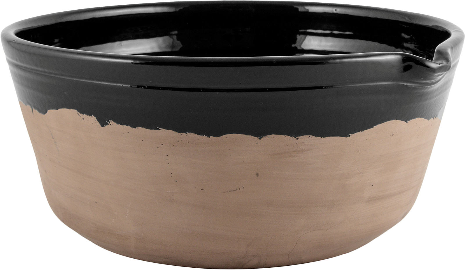 Nella Vita bakebolle 40 cm, håndlaget, sort