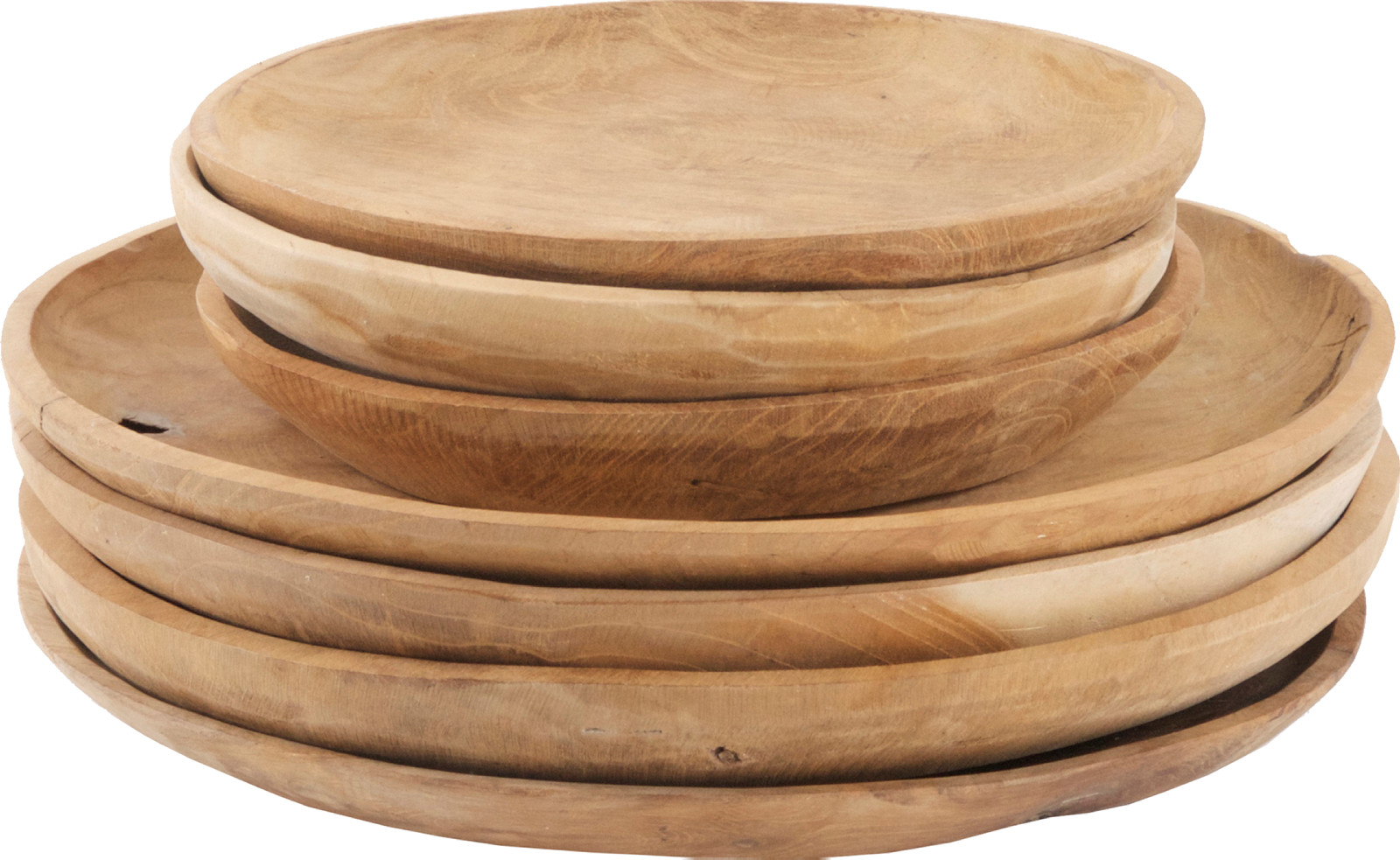 Lama tallerken resirkulert teak 19