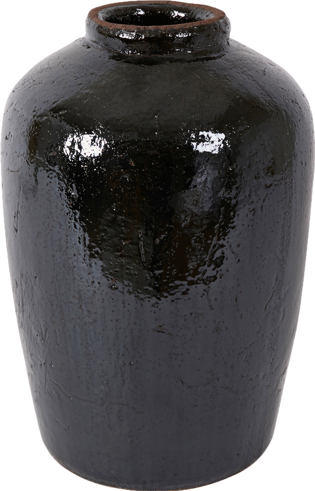 Walmer vase sort matt keramikk, H40 cm