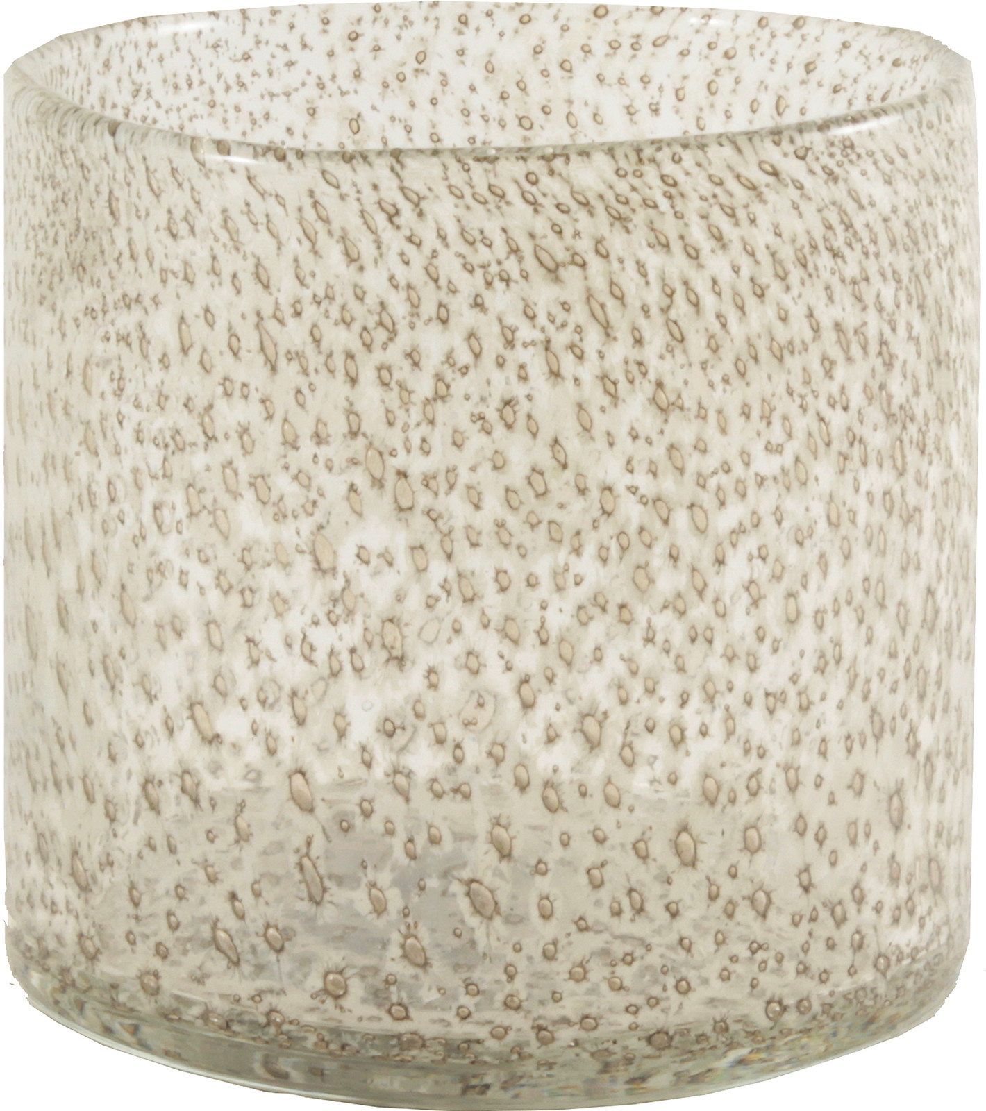 Lama lyslykt natur boble H15 cm